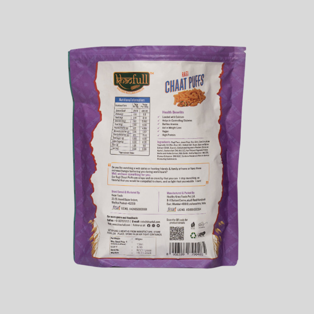 KHAOFULL RAGI CHAAT PUFFS