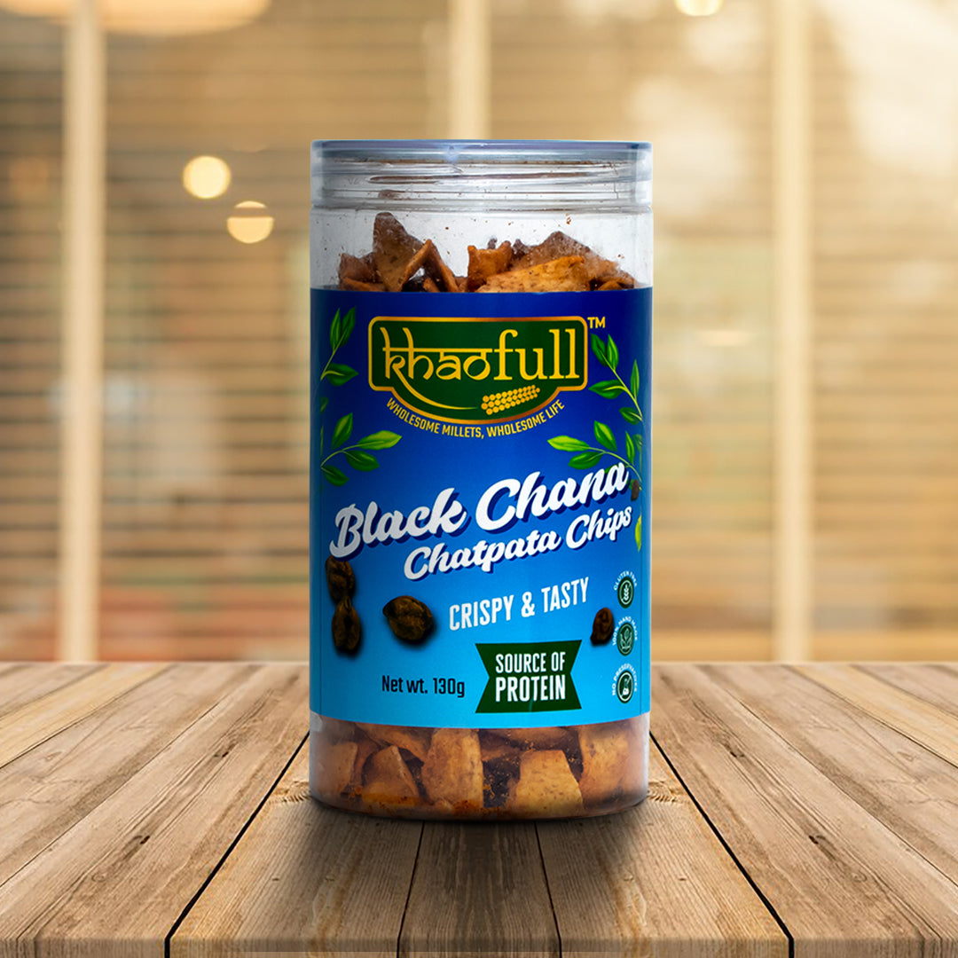TASTY BLACK CHANA CHATPATA CHIPS - Khaofull