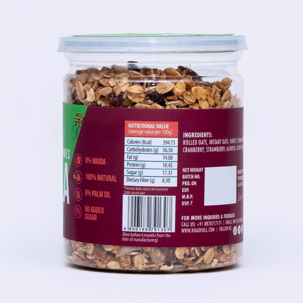 HONEY ROASTED BERRIES GRANOLA - Khaofull