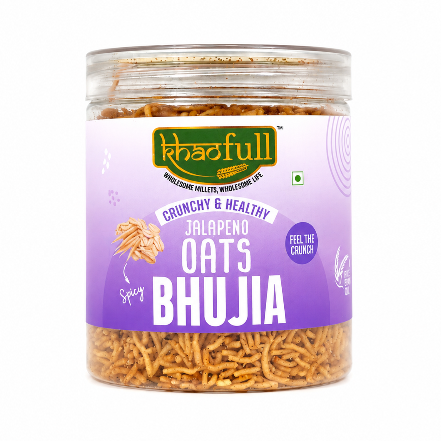 CRUNCHY JALAPENO OATS BHUJIA