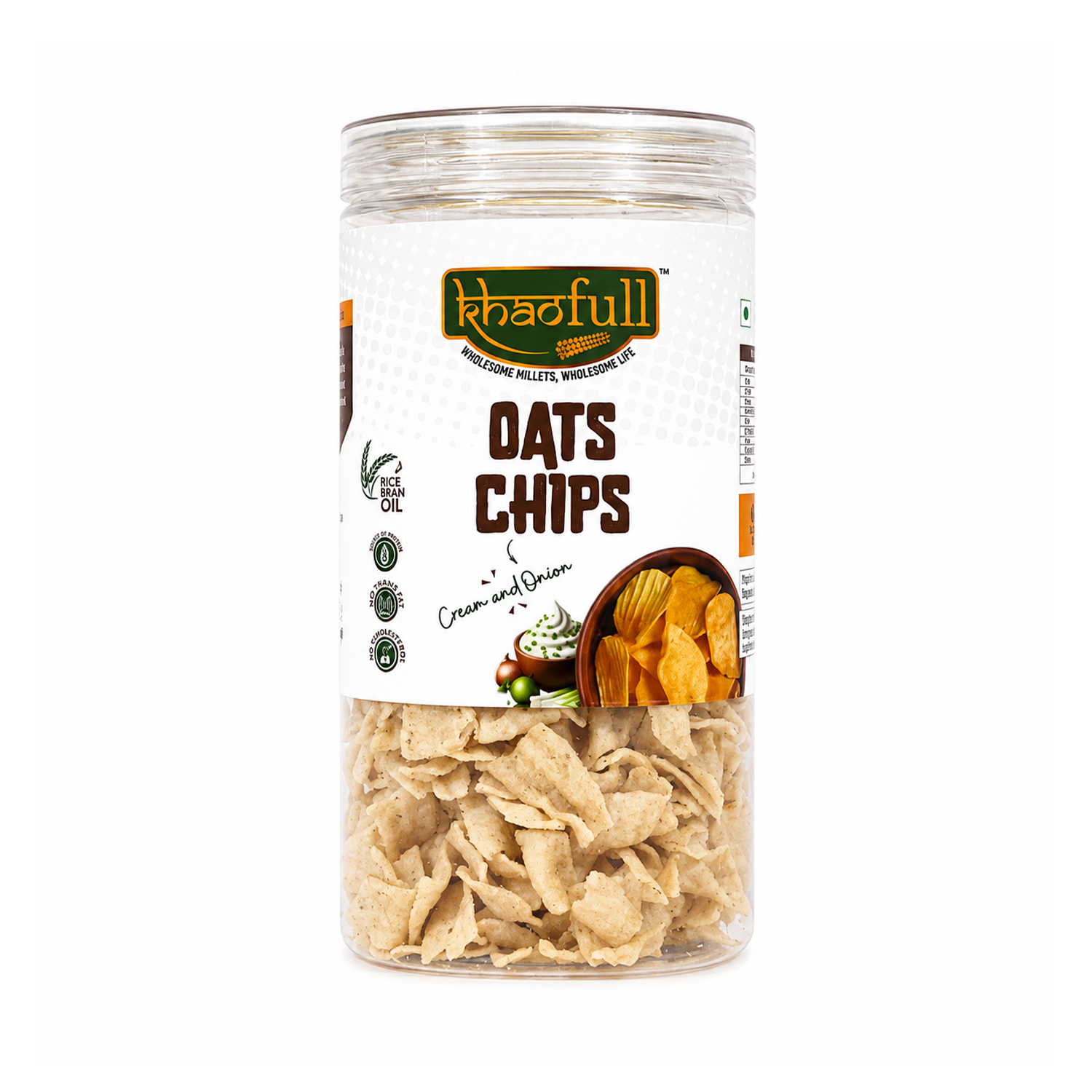 OATS CHIPS CREAM & ONION