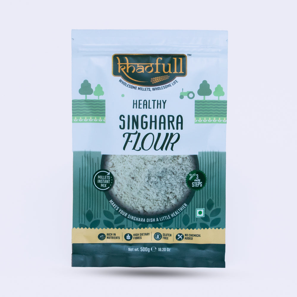 GLUTEN FREE SINGHARA ATTA (SINGHARA FLOUR) - Khaofull