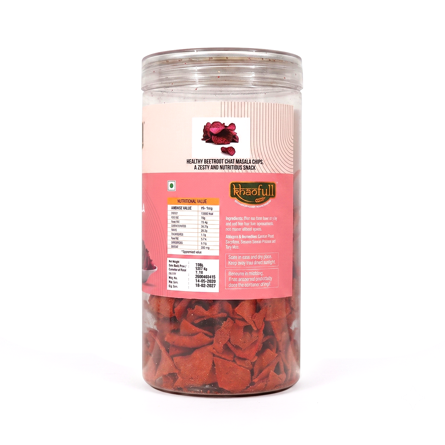 BEETROOT CHAT MASALA CHIPS