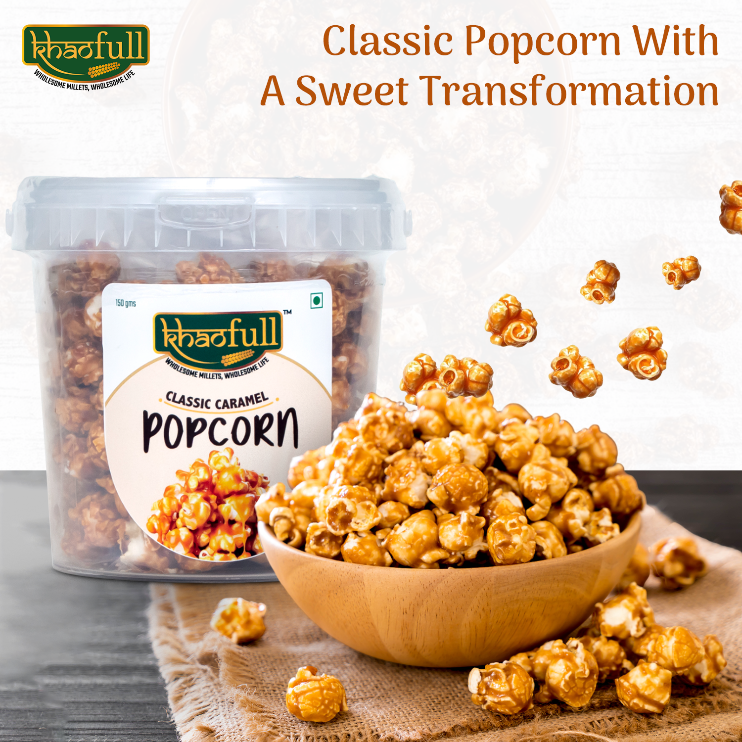 CLASSIC CARAMEL POPCORN - Khaofull