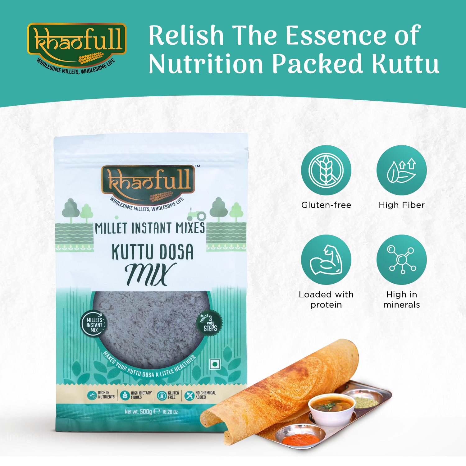 GLUTEN FREE KUTTU DOSA MIX