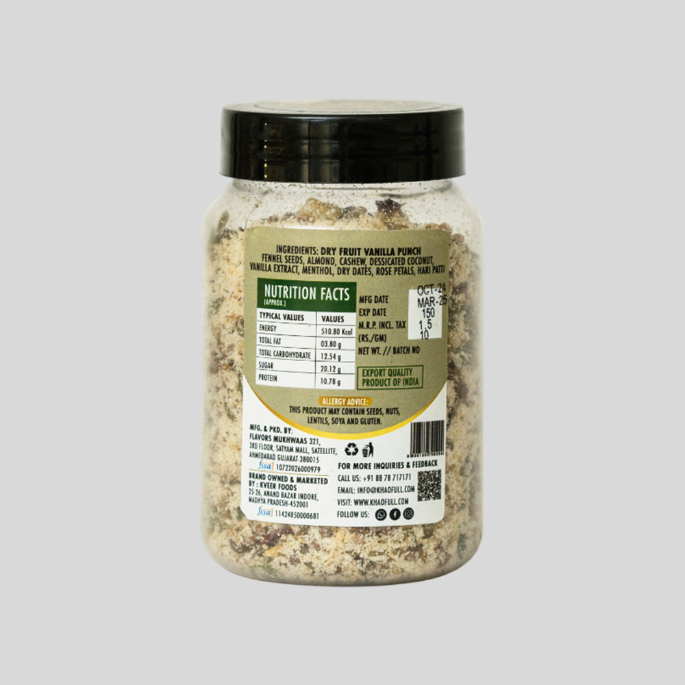 DRYFRUIT VANILLA PUNCH - Khaofull