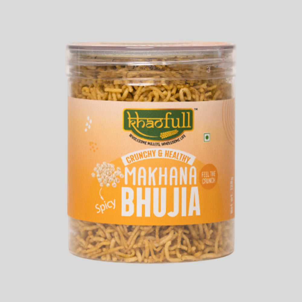 CRUNCHY SPICY MAKHANA BHUJIA - Khaofull