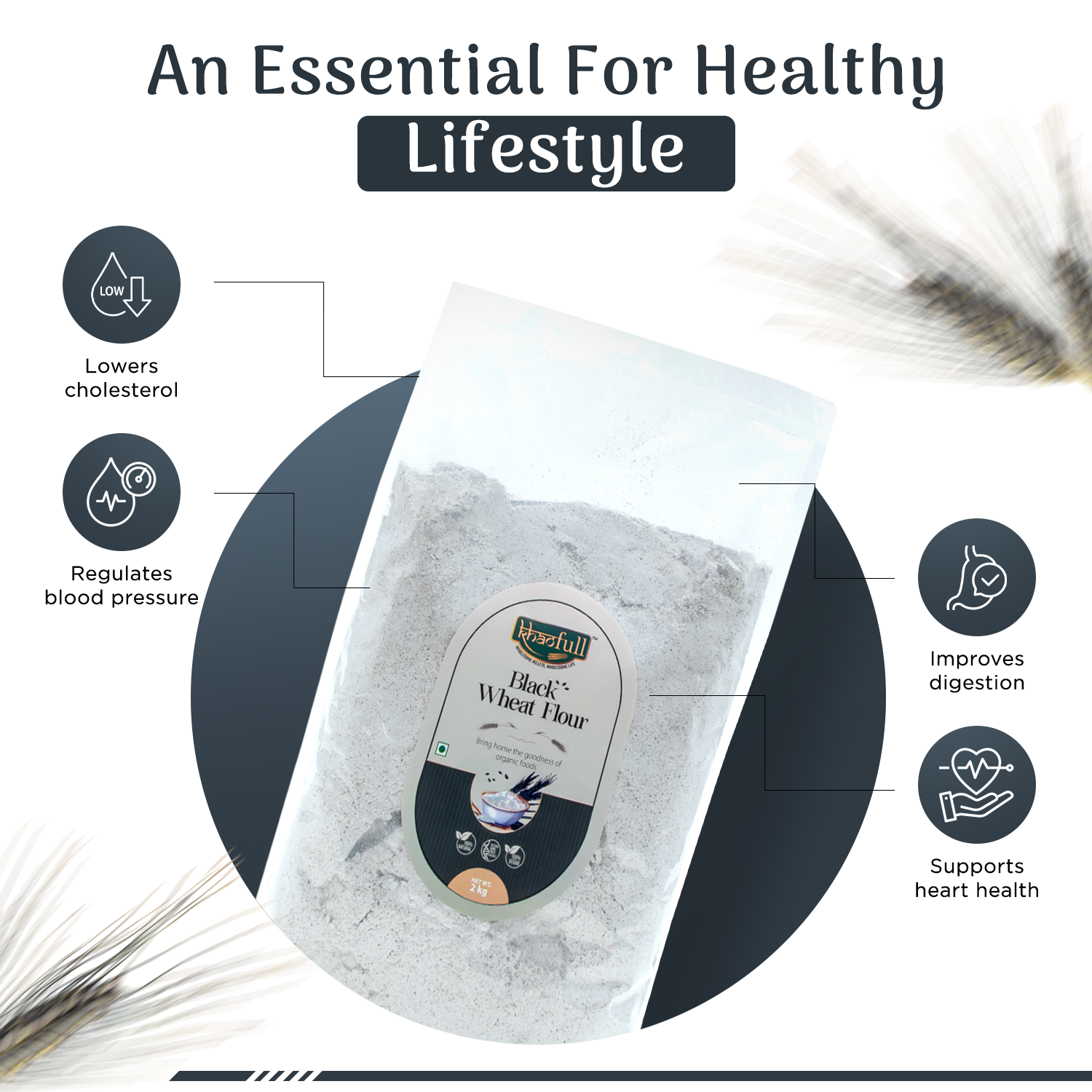 BLACK WHEAT FLOUR - Khaofull
