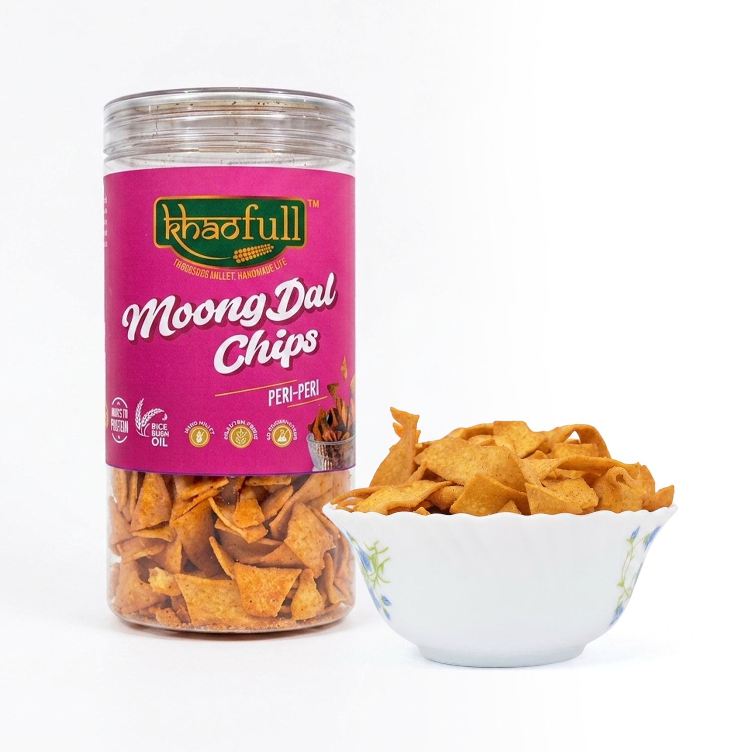 MOONG DAL PERI PERI CHIPS