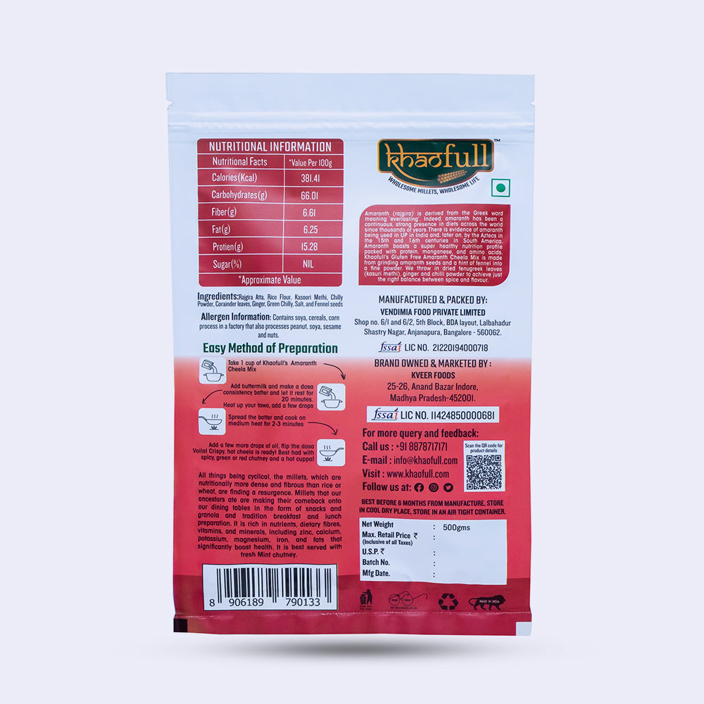 GLUTEN FREE INSTANT RAJGIRA CHEELA MIX