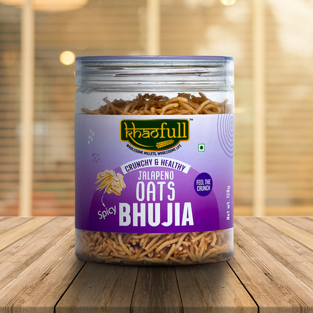 CRUNCHY JALAPENO OATS BHUJIA