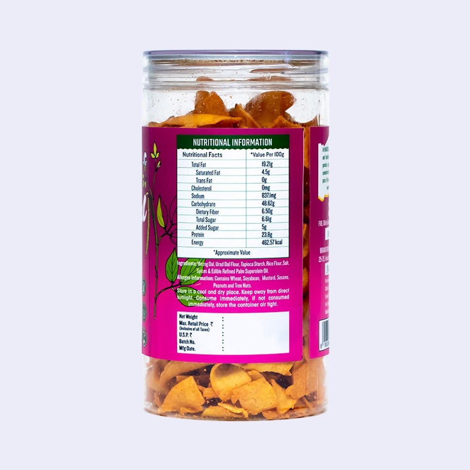 MOONG DAL PERI PERI CHIPS