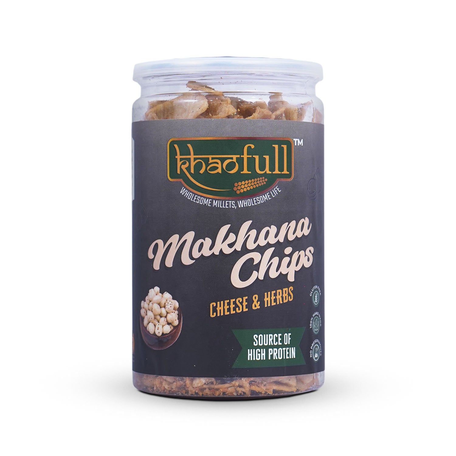 MAKHANA CHEESE & HERBS CHIPS